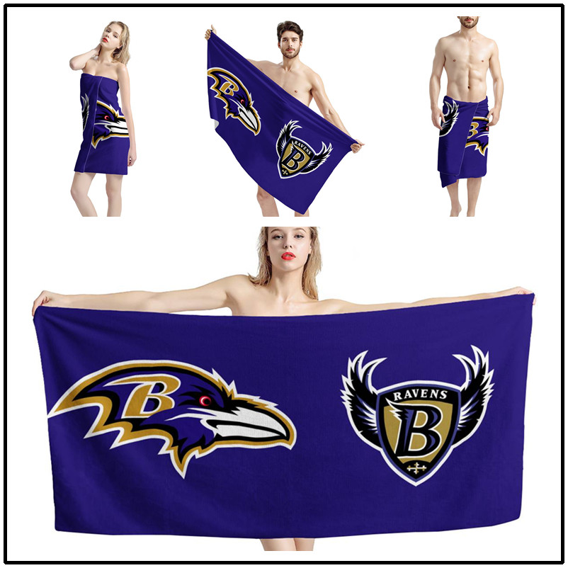 Baltimore Ravens Beach Towel 30" x 60"